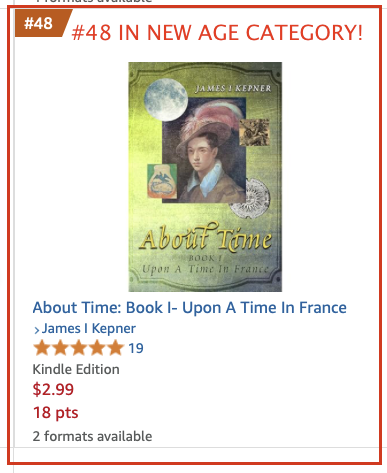 About Time 48th on Amazon New Age!